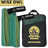 Serviette en microfibre avec gant de toilette Wise Owl Serviette en microfibre avec gant de toilette Wise Owl