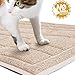 VIVAGLORY Cat Litter Mat for Catching Litter, Non-Toxic Safety for Pets Cats Litter Rug Catcher, Waterproof Pet Feeding Food Mats for Kitty Dog Small Animals, 35