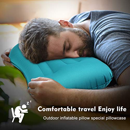 image for Mosheng Camping Pillow/Travel Pillow/Air Pillow Inflatable Ultralight 