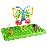 Peradix Building Sticks for Kids Puzzle Toy STEM Learning Toys Set Educational Activity, DIY Soft Bendable Sculpting Sticks Motor Skill Toys Building Blocks with Storage Bag (111PCs)