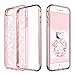 BENTOBEN Case for iPhone 8 Plus/7 Plus 5.5 Inch, Super Slim Sleek Girly Shock Proof Non Slip Protection Soft TPU PC Bumper Girls Women Phone Covers for Apple iPhone 8+/7+ Plus, Rose Gold