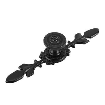 Fdit 4 Stück Vintage Style Pull Griff Türknauf zurück Platte für Home Möbel Schublade Schrank Kommode Kleiderschrank Schrank 