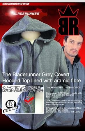 Amazon Co Jp 防刃パーカー ケブラー グレー 防護服 防刃 護身グッズ スポーツ アウトドア