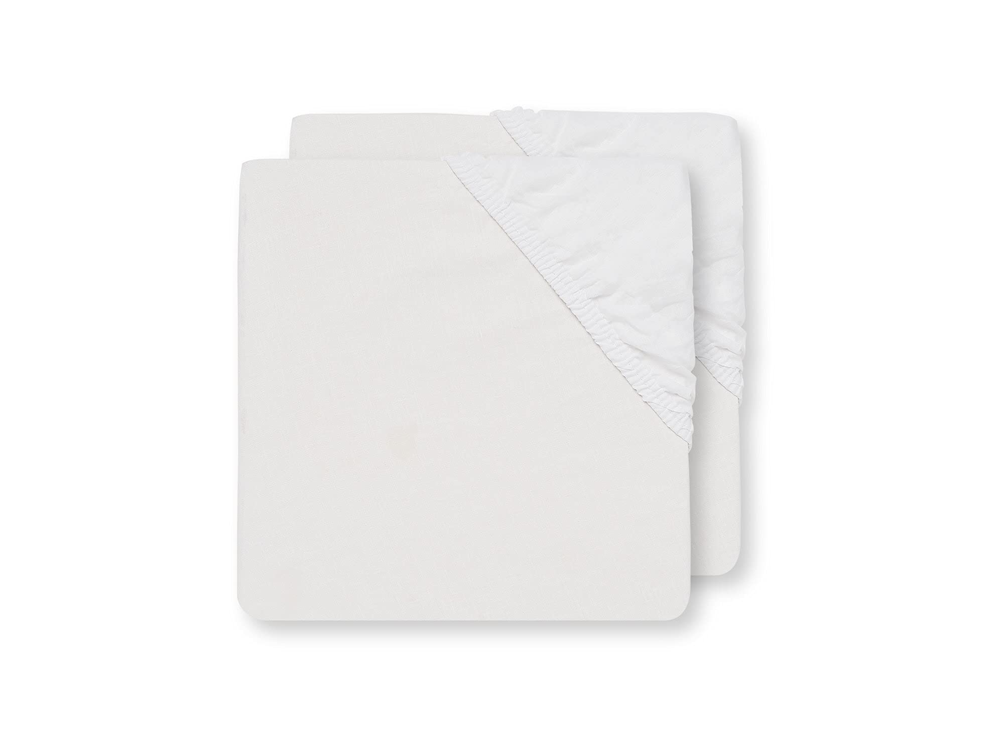Jollein Fitted Sheet Cotton (70 x 140 cm, White)