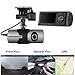 [US Stock] NOVPEAK 2.7 Inch TFT LCD Full HD Front & Rear Dual Camera Vehicle Car DVR Dash Cam Recorder Camcorder with 140 Wide Angle Lens, G-Sensor and GPS Trader - Retail Packing, Black