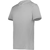 Holloway Men's Powered By Coolcore Short Sleeve Hoodie &ndash; Athletic-fit Gym Hoodie With 4-way Stretch and Cooling Fabric