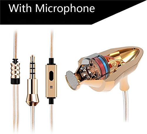 Guarnery DM5 Earphone with Mic. for IPhone , Samsung . (Gold)