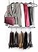 Heavy Duty Adjustable Closet Doubler - Closet Rod Hanger Doubles Closet Space and Now Stores Accessories- Purses, Handbags, Scarves