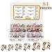 VIGRUE 84 PCS Spring Band Type Action Fuel line Clamp Silicone Vacuum Hose Pipe Clamp Hose Clamp Low Pressure Air Clip Clamp (10 x 7mm 10mm 11mm 14mm 16mm 17mm 18mm)