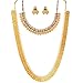 YouBella Jewellery Bollywood Ethnic Gold Plated Traditional Indian Necklace Set with Earrings for Women