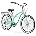 sixthreezero Around The Block Women’s 7-Speed Cruiser Bicycle, Mint Green w/ Black Seat/Grips, 26″ Wheels/17″ Framethumb 1