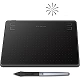 HUION HS64 Digital Graphics Drawing Tablet Android Support with Battery-Free Stylus 8192 Pressure Sensitivity 4 Express Keys