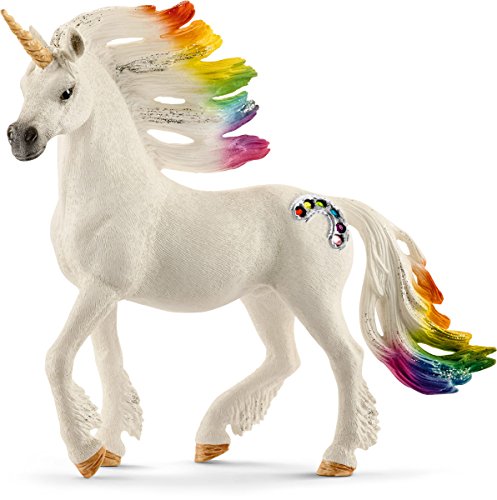 Schleich North America Rainbow Stallion Unicorn Toy Figure, Multicolor