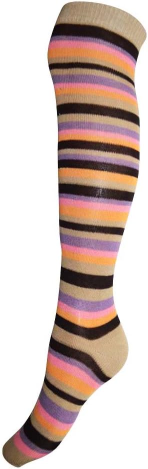 KARL LOVEN Pack of 10 Pairs of socks//Black/White/Color Cotton Knee-Length Socks Size 35-38 or 6/12/14