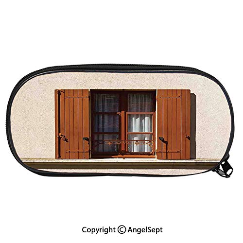 Kid School Pencil Bagmodern Mediterranean French Window Shutters
