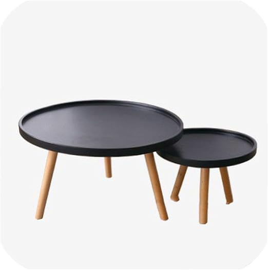 Mesa Auxiliar pequeña de Madera Maciza con diseño Moderno, Mesa ...