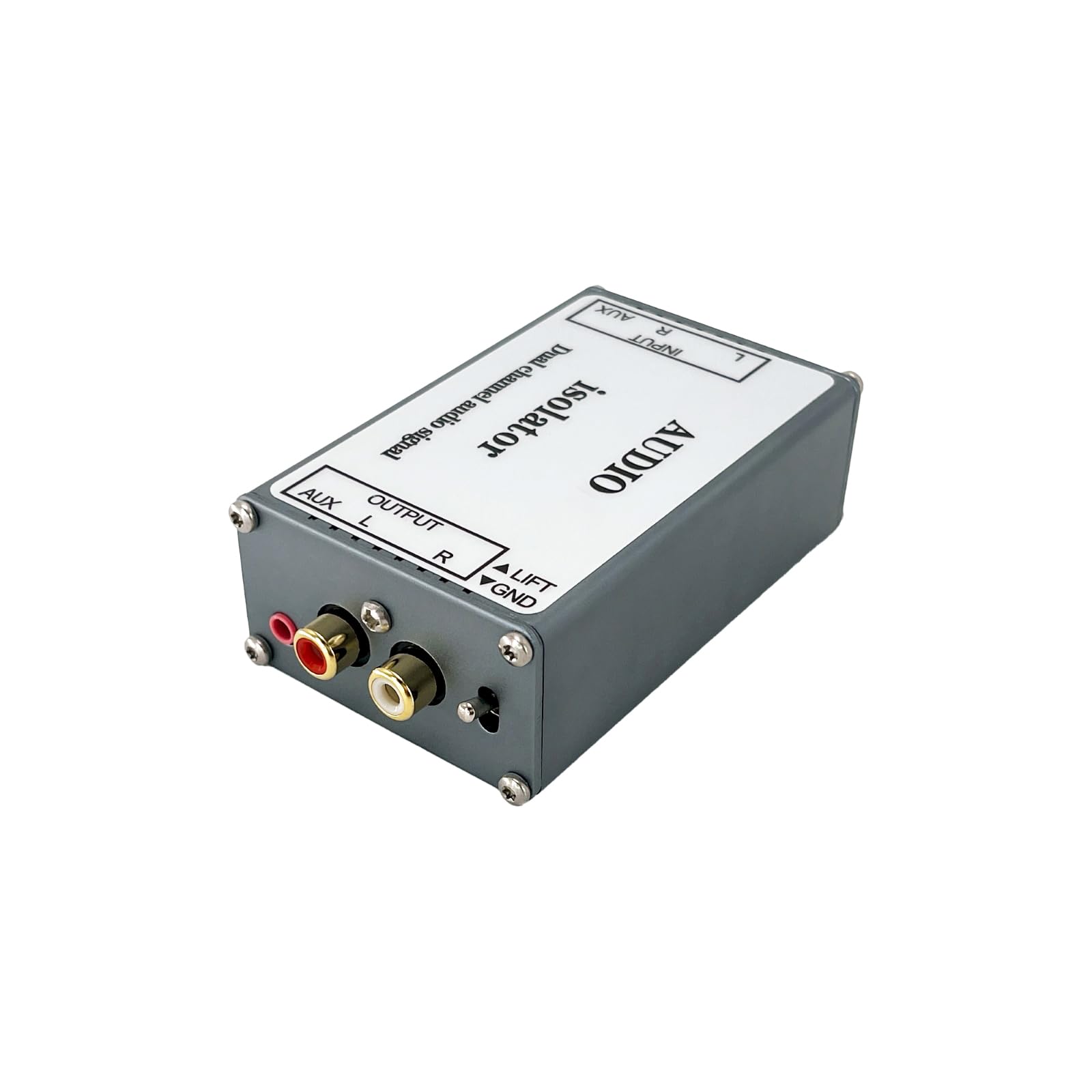 FMUSER RCA Audio Ground Loop Isolator, Hum Noise