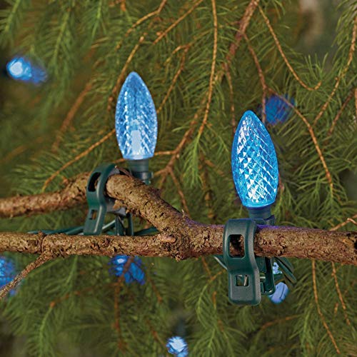 NOMA C9 LED Quick Clip Christmas Lights Builtin ClipOn String