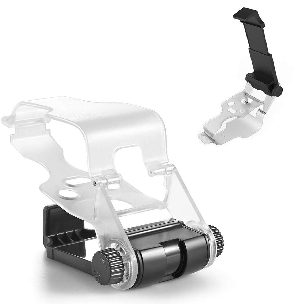 Gamepad Foldable Mobile Phone Holder Smartphone Clip Cellphone Clamp Compatible with Microsoft Xbox One/Xbox One S/Xbox One X Controllers, 1 Phone Holder and 2 Joystick Cap Analog Stick Cap Included