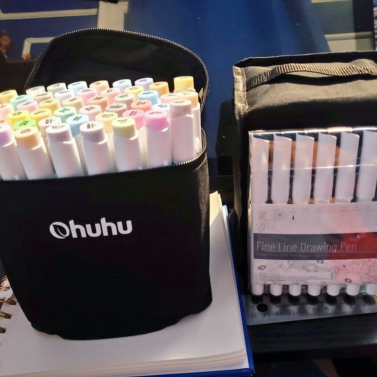 Ohuhu Fineliner Drawing Pen, 8 Count