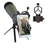 Universal Mobile Phone Holder,Spotting Scope Cellphone Adapter Mount- Universal Digiscoping Binocular, Telescope, Microscope, Monocular etc