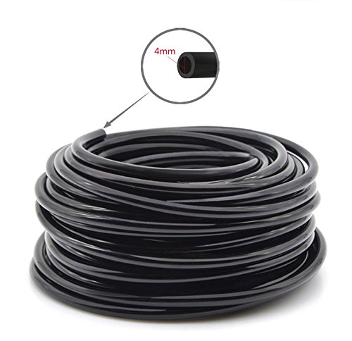 WHOLEV Drip Irrigation System,50 feet DIY Blank Distribution Tubing Garden Hose Auto Saving Watering Drip Kit,Patio Spray Misting Micro Flow Cooling System for Garden/Lawn/Patio,1/4-Inch - Thumbnail 3