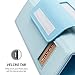 Snugg Leather Kick Stand Case for Apple iPad Air 2 - Baby Blue
