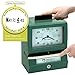 Acroprint BP125-6NR4 Heavy Duty Manual Battery Operated Time Recorder for Month, Date, Hour (1-12) and Minutes Time Clock,Green