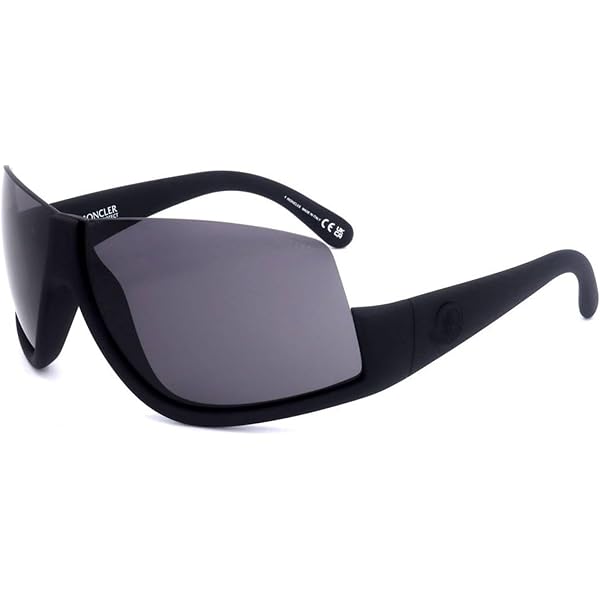 Amazon.com: Moncler Pentagra Sunglasses ML0248 02A Matte Black