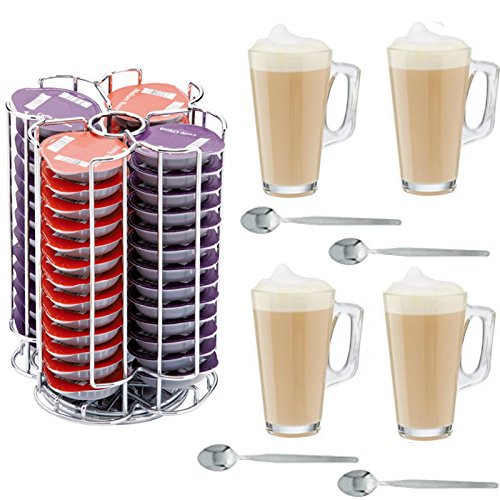 Tassimo Compatible Coffee Capsule Drawer & Stand For 56 Pods Amazon.co.uk Kitchen & Home