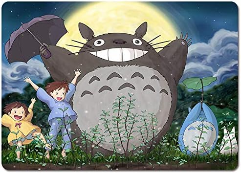 SMAIGE Computer Gaming Mouse Pad/Mat with Smooth Silk Surface, Non-Slip Rubber Base Mousepad (-Totoro)