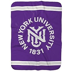 New York University Primary Logo Stripes Sherpa