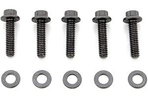 ARP 640-1000 Black Oxide 1/4-20" RH Thread 1.000" UHL 12-Point Bolt with 5/16" Socket and Washer, (Set of 5)