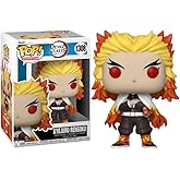 Funko Demon Slayer Kyojuro Rengoku + ToyBop Protector: S2 Pop! Animation Vinyl Figure (Bundled with Pro-Deluxe Pop Protector Collector Case Box Gift Set)
