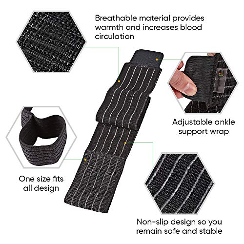 Self-Adhesive-Adjustable-Ankle-Support-Wrap-Breathable-Ankle-Brace-to-Aid-Recovery-Comfortable-Ankle-Strap-to-Improve-Circulation-and-Protect-Against-Strains-Sprains-One-Size-Fits-All
