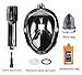 Full Face Snorkeling Mask 2017 Anti-fog Anti-leak Full Dry Free Breathing Snorkel Mask For Adults and Youth Kids 180° View Panoramic Original Second Gerneration By Ladylala