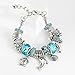 Majesto Beach Charm Bracelet for Women and Girls 7-8.5 Inch Shell Bracelet Sea Turtle Bracelet Dolphin Ocean Summer Bracelets Sea Glass Jewelry Gifts
