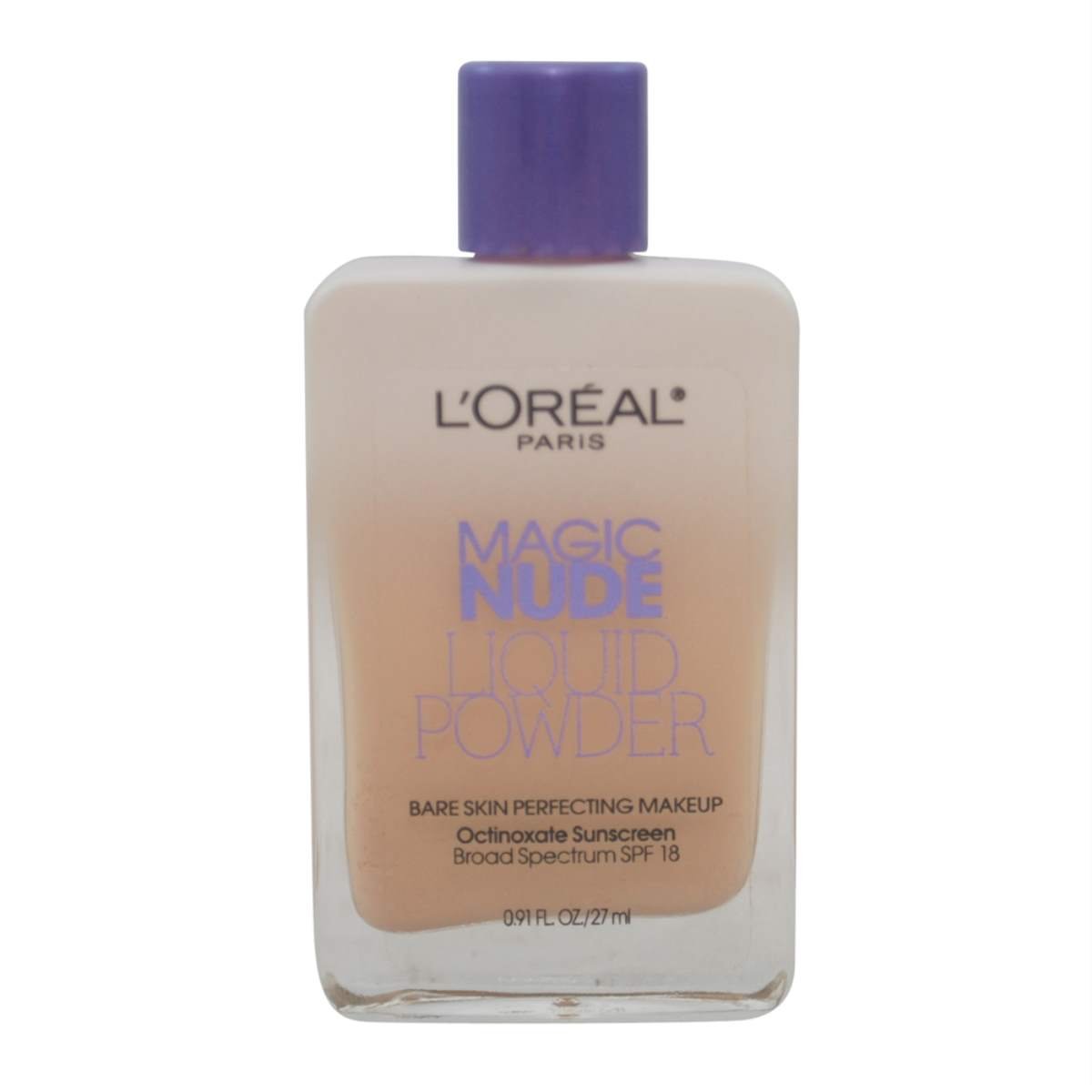 L'oreal Paris Magic Nude Liquid Powder Bare Skin Perfecting Makeup SPF 18, Light Ivory, (3 Pack)