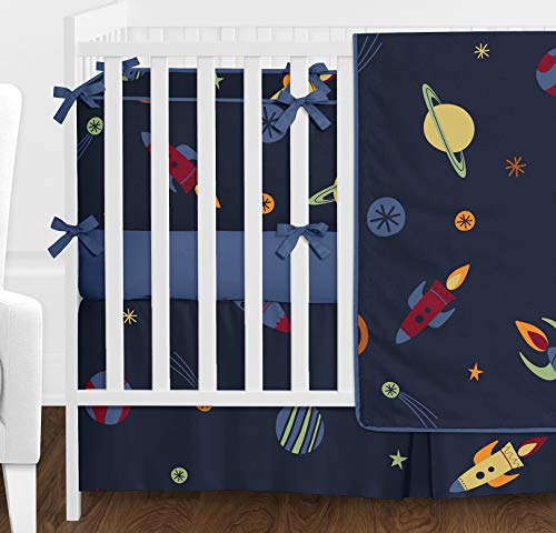 rocket ship crib bedding