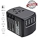 Universal Travel Adapter, NEWVANGA International Power Adapter, Worldwide All in One Rapid Charge with 3 USB & 1 Type-C Ports Plug Adapter Converter Wall Charger for European UK AUS Asia Phone Laptop