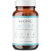 Nucific Bio-X4 4-in-1 Weight Management Probiotic, 90 Capsules | 4-in-1 formula with probiotics, digestive enzymes, EGCG and Slimaluma to support digestion, metabolism and craving control.