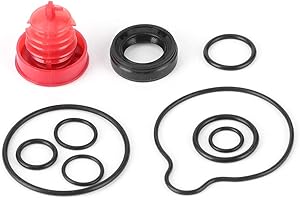 KIMISS Power Steering Pump Reseal O-Ring Kit, for Honda, 10pcs Set, Fit 91370SV4000 & 91347-P2A-003, Pump O-Ring Seals & Gask
