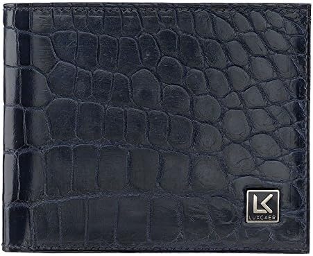 Handcrafted luxury crocodile leather wallet by LUXCAER …