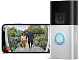 Ring Battery Video Doorbell Plus 1536p HD, Colour Night Vision
