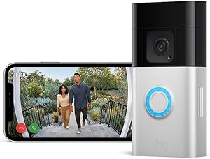 Ring Akku-Videotürklingel Plus (Battery Doorbell Plus) | Videotürklingel mit 1536p HD-Kopf-bis-Fuß-Aufnahme, Selbstinstallation (5 Minuten) | Schnellwechsel-Akkupack I Privatsphäre-Einstellungen