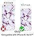 A-Focus Case for iPhone 6s Case, iPhone 6 Purple Marble Case, IMD Design Blood Stone Pattern Texture Soft Flexible TPU Slim Cover Case for iPhone 6 iPhone 6s 4.7 inch Glossy Purple