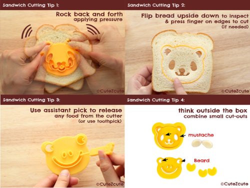 CuteZCute Animal Friends Food Deco Cutter and Stamp Kit 6 CuteZCute Animal Friends Food Deco Cutter and Stamp Kit - Image 7