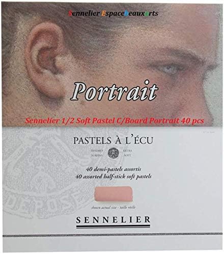 Sennelier 40pcs Soft Pastel Portrait and 1 Postcard, multiple colors - Image 4