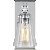 Generation Lighting-Sean Lavin-One Light Wall Sconce in Transitional Style-5 Inch Wide by 11 Inch Tall-Chrome Finish