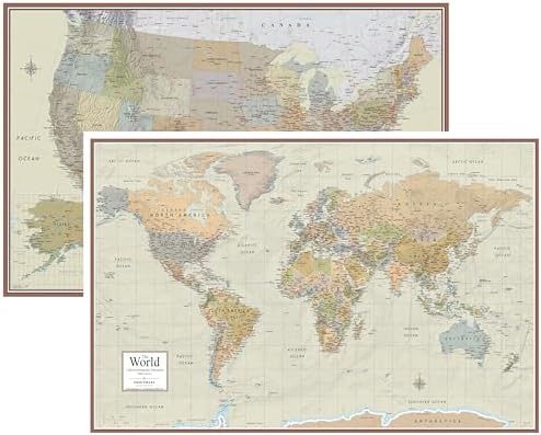 Rand McNally Classic Edition World Wall Map — 50